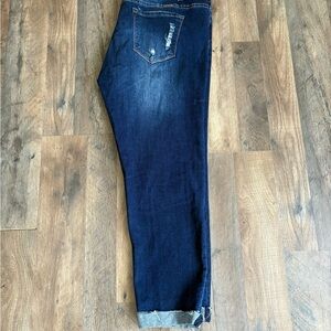 KanCan Dark Blue Ankle Jeans